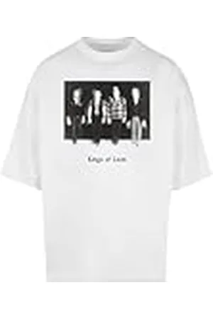 Merchcode T-shirt för män Kings of Leon – Standing Blur Huge Tee, överdimensionerad passform, bomull 100 percent, XL, , XL