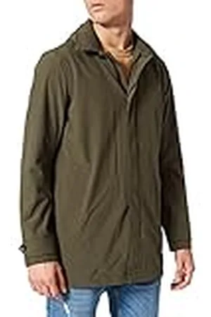 Scotch&Soda Herr vattentät tejpad seam trench parkas i återvunnen polyester trenchcoat, , L