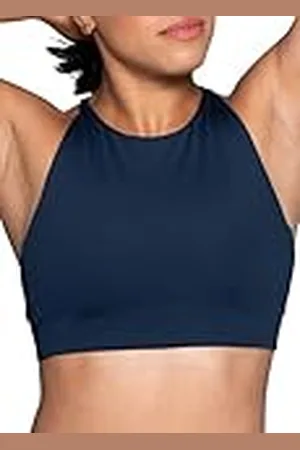 GIRLFRIEND COLLECTIVE Sports Bra, Low impact Classic Women’s Sports Bra, Cross-Back, Without padding and underwire, for Fitness, Running, Yoga, Pilates, Wellness, Training, Sizes XXS-6XL