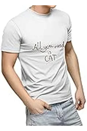Bonamaison TRTSNW100104-L T-shirt, vit, L unisex-vuxen, , L