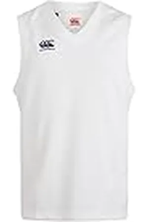 Canterbury Herr Core Cricket Ärmlös Slipover Vit Sport Träning 3XL