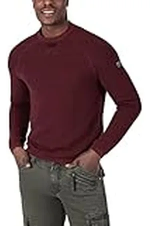 Timezone Spiral Knit Crewneck tröja för män, , L