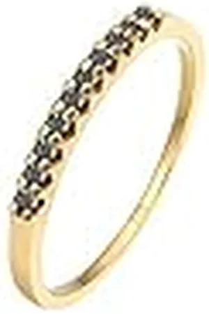 Elli Premium damtapelring 9_k_(375) diamant 0610932717, 54 EU, Gult , Diamant