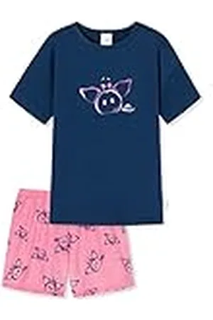 Schiesser Mädchen Schlafanzug Set Pyjama kurz - 100% Organic Bio Baumwolle - Größe 92 bis 140