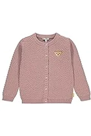 Steiff Flickors kofta fleecejacka, Pale Mauve, 092, , 92 cm