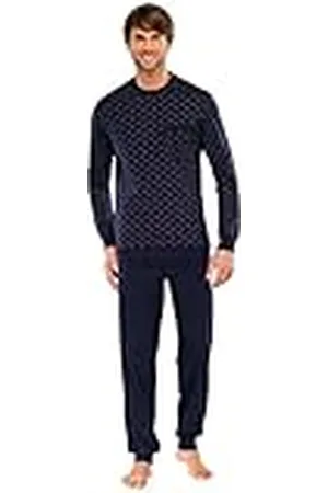 Schiesser Herr kostym lång pyjamas set