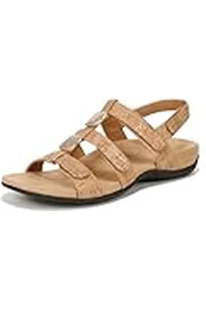 Vionic Rest Amber damsandal som inkluderar tre-zonskomfort för hälsmärta och plantar fasciit med dold ortoptisk fotvalvstöd bred passform, , 37.5 EU Bred
