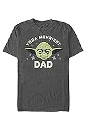 STAR WARS Unisex Yoda Merriest Dad Organic kortärmad T-shirt, , M
