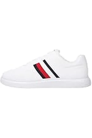 Tommy Hilfiger Lätt kupsula för män stickade ränder sneaker, , 46 EU
