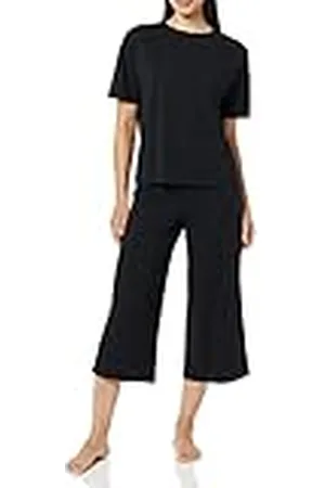 Amazon Stickad jersey pyjamasset för kvinnor (finns i plusstorlek), , 3X