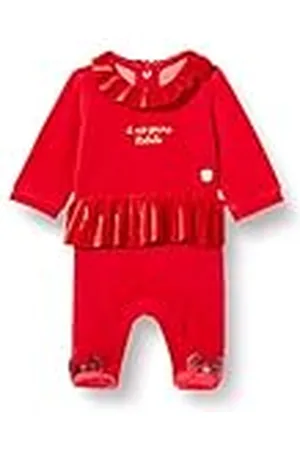chicco Chenille jul sparkdräkt med fötter pyjamas för pojkar och småbarn, , 0 mesi