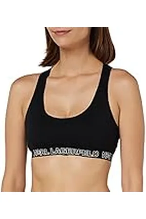 Karl Lagerfeld Dam Ikonik 2.0 Bralette Med Rak Rygg, , M