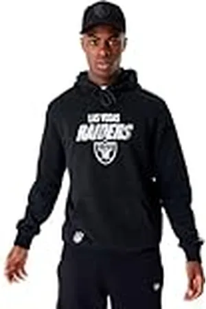 New Era NFL manus grafisk huvtröja för män Lasrai Blkwhi Las Vegas Raiders huvtröja, , XXL