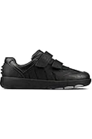 Clarks Rex Stride Kid, unisex barn låg-topp, Svart F, 13 UK Child Wide