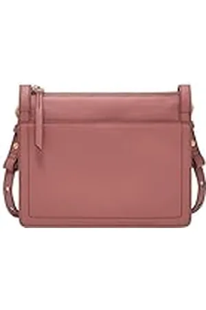 Fossil Damväska Harwell, liten crossbody med flik i läder med präglad ödleeffekt, l: 16,5 cm, b: 5,1 cm, h: 11,4 cm, ZB1939243