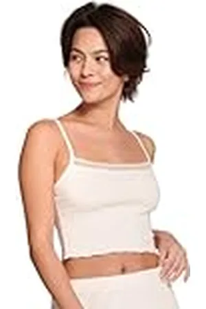 Sloggi Dam Go Ribbed crop top pyjamas-topp, , L