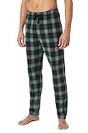 Schiesser Långa sovbyxor för män, ekologisk bomullsmix, relax, pyjamasunderdel, , 54