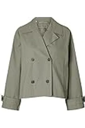 SELECTED Dam Slfcilo kort trenchcoat Noos, , numeric_40, , 40