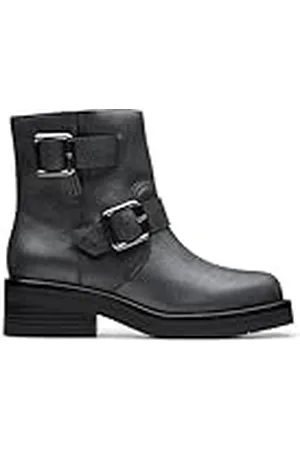 Clarks Premium rebelle spänne för kvinnor, svart vingad Lea, 7,5 UK, , 40.5 EU