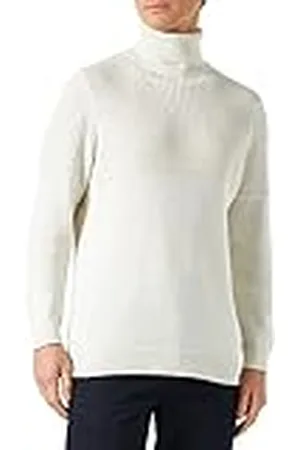 Only & Sons Mäns ONSAL Life REG 7 ROLL Knit BF tröja, Cloud Dancer, S, , S