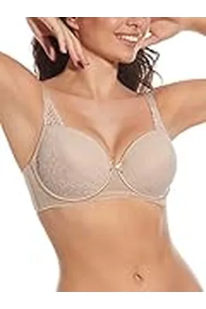 Selene Modell Laia C. BH, med fyllning, Hoops & Tyll Fabric Kombinerad med Spets Ref. 363 för kvinnor, , 90