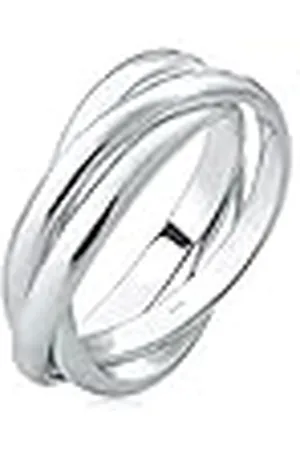 Elli Ring damer Trio Wrap Basic i 925 sterlingsilver, 56, , Ohne