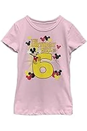 Disney Flicka Musse Birthday Girl Is 6 T-shirt, , M