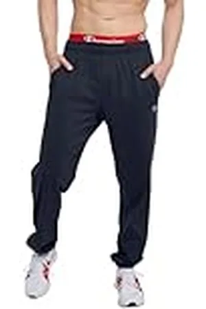 Champion Herr, stängd botten, lättviktströja, sweatpants, byxor, Navy, 4XL