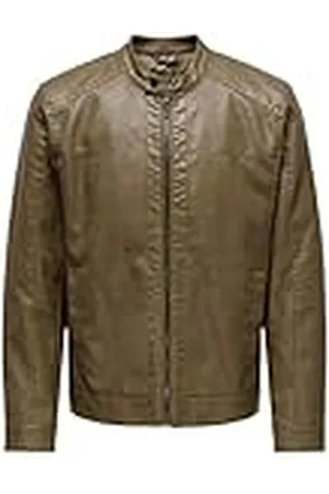 Only & Sons Onsmike Pu Racer Jacka OTW Noos, , XS