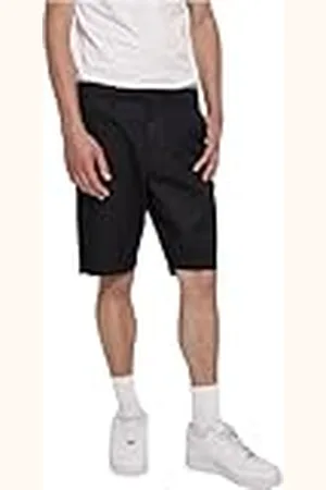 Urban classics Herr bomull linneshorts, korta linnebyxor för män, finns i många olika färger, storlekar 30–38, , 38