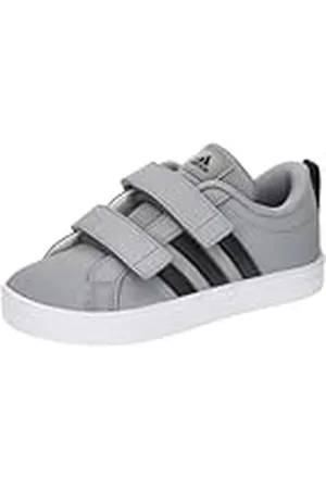 adidas Unisex barn Vs Pace 2.0 skor sneaker, Grå tre kärnor svart moln vit, 33.5 EU
