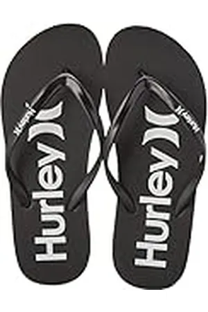 Hurley Herr M O&o sandaler Flip-Flop, Svart/Vit, 8,5 UK, , 41 EU