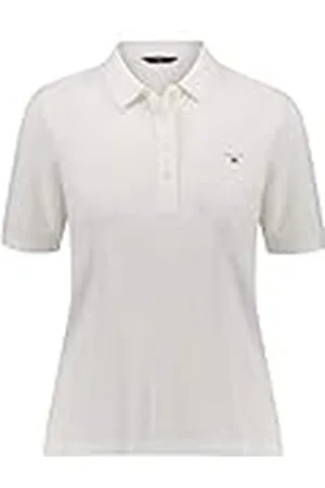GANT Dampikétröja Original LSS Pique, Vit, S