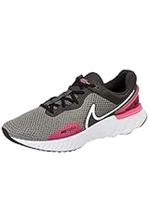 Nike React Miler 3 Sneaker för män, Medium aska vit hyperrosa svart, 42.5 EU