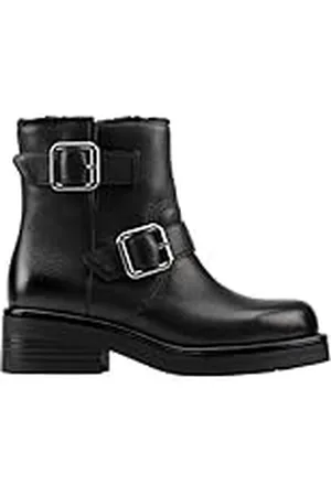 Clarks Premium kvinnors Rebelle spänne modekänga, svart vekad Lea, 4 UK, , 37 EU
