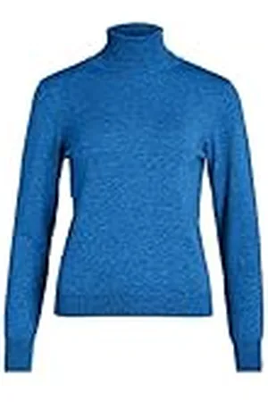 VILA Female stickad topp polotröja, , M