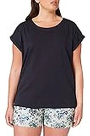 Build Your Brand Bygg ditt märke kvinnors kvinnors kvinnors förlängd axel t-shirt, marinblå, XXL