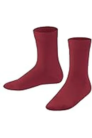 Falke Unisex barnstrumpor, Röd (Ruby 8830) ny – miljövänlig, 22.5-25.5 EU