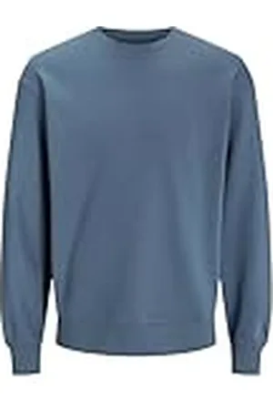 JACK & JONES Sweatshirt för män, enfärgad sweatshirt, , L