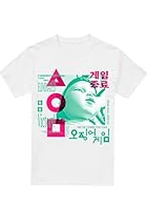 Squid Game Young HEE Overlay Unisex T-shirt, Vit, XXXXX-Large, , 5XL