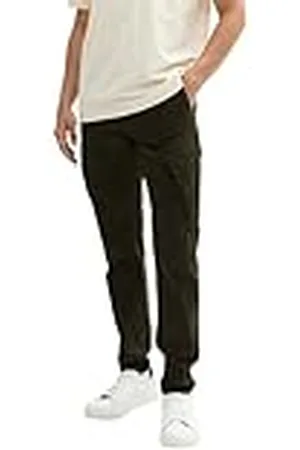 TOM TAILOR Tapered cargobyxor för män, , S
