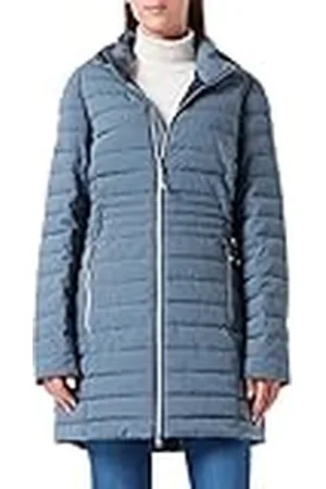 G.I.G.A. DX by killtec Dam casual funktionell parkas i dunlook med avtagbar huva Bacarya, rökblå, 38, 34275-000