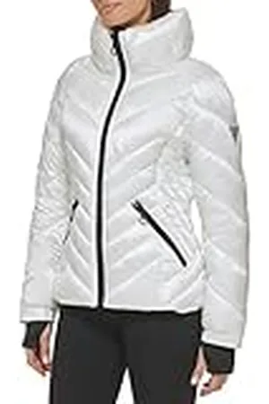 Guess Puffer Storm Manschetter för kvinnor – kviltad, övergångsjacka, , M