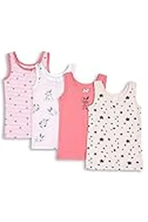 chicco Undertröja för flickor, set av bomull, underkläder (4-pack), , 8 År