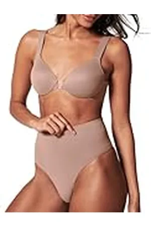 Spanx Ecocare Everyday formande thong, ogenomskinlig dam, Kaffe med mjölk, M