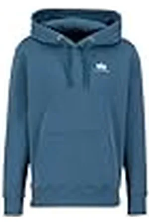 Alpha Industries Basic Hoody Small Logo Hooded Sweat för män