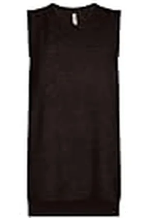soyaconcept Kvinnors SC-Nessie Waistcoat, 98910 Coffee Bean Melange, Large
