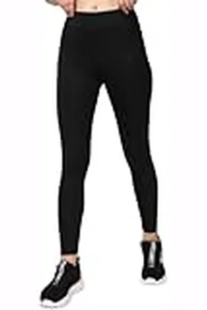 Reebok Yoga High Rise Rib-byxor för kvinnor, , M Herstellergroesse