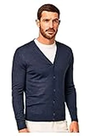 Hackett GMD merinoull cardi-cardigan för män, , S