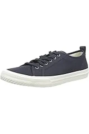 Clarks Herr Roxby spetssneaker, marinblå duk, 5,5 UK